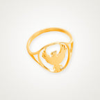 Anillo Fénix dorado