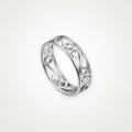 Anillo Filigrana clásica plateado