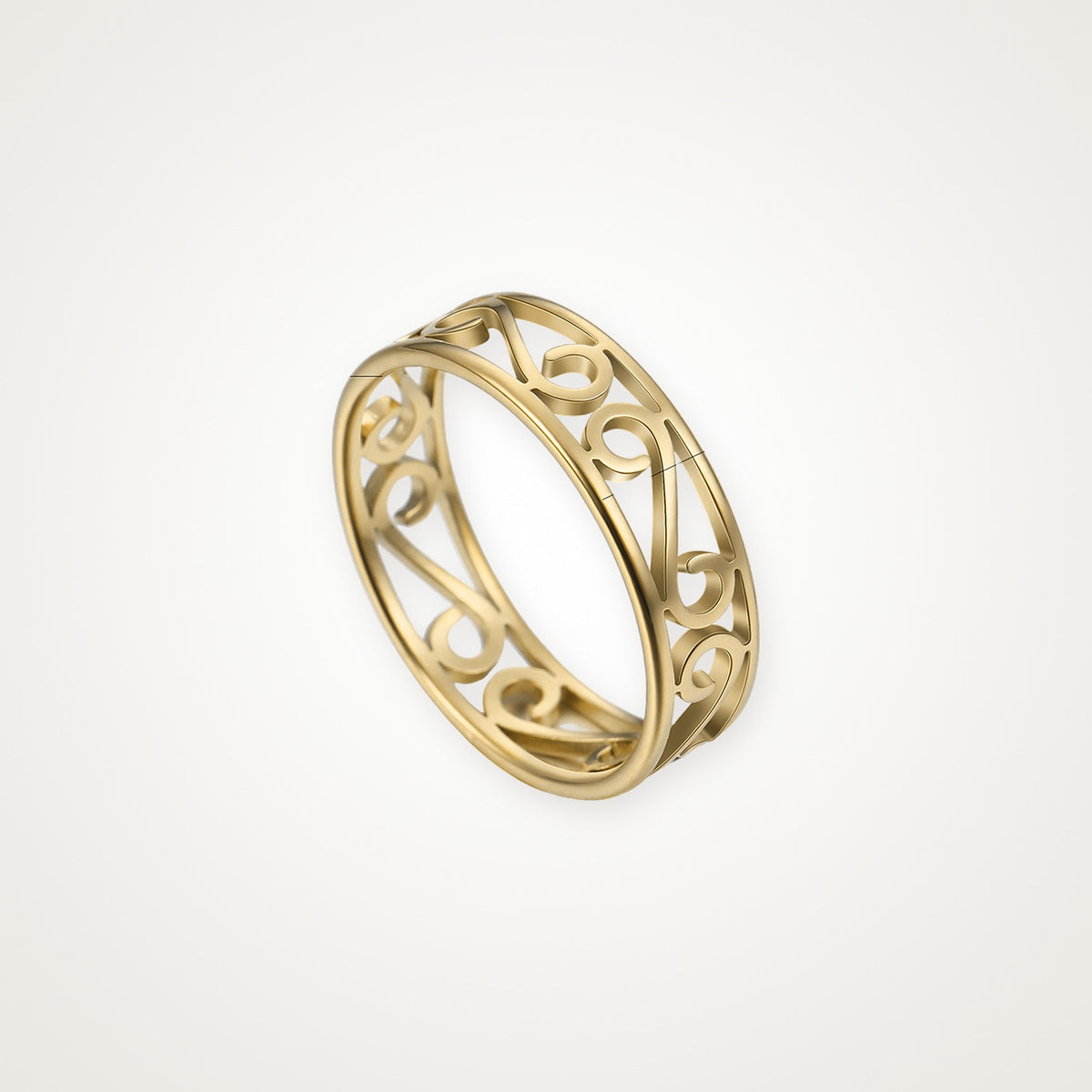 Anillo Filigrana clásica dorado