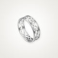 Anillo Filigrana de lazos plateado