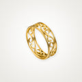 Anillo Filigrana de lazos dorado