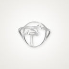 Anillo Flamenco plateado