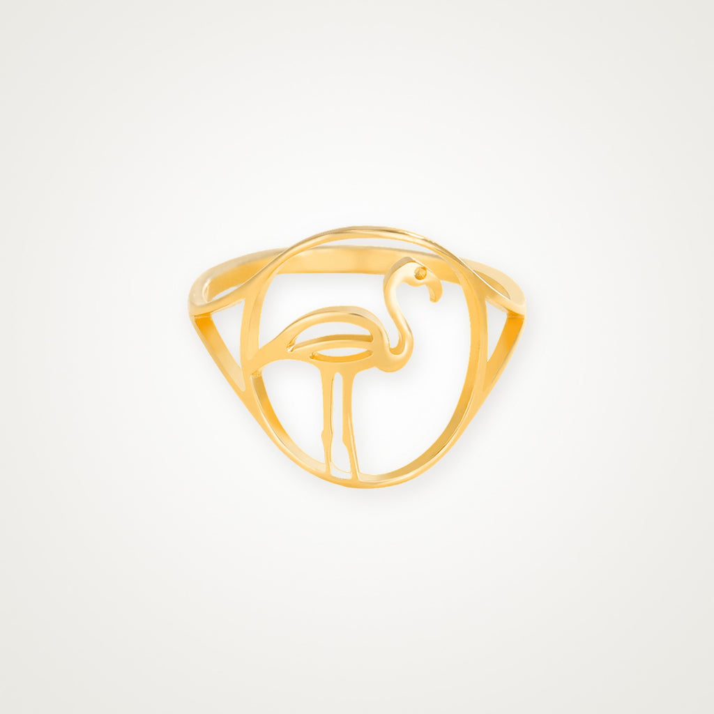 Anillo Flamenco dorado
