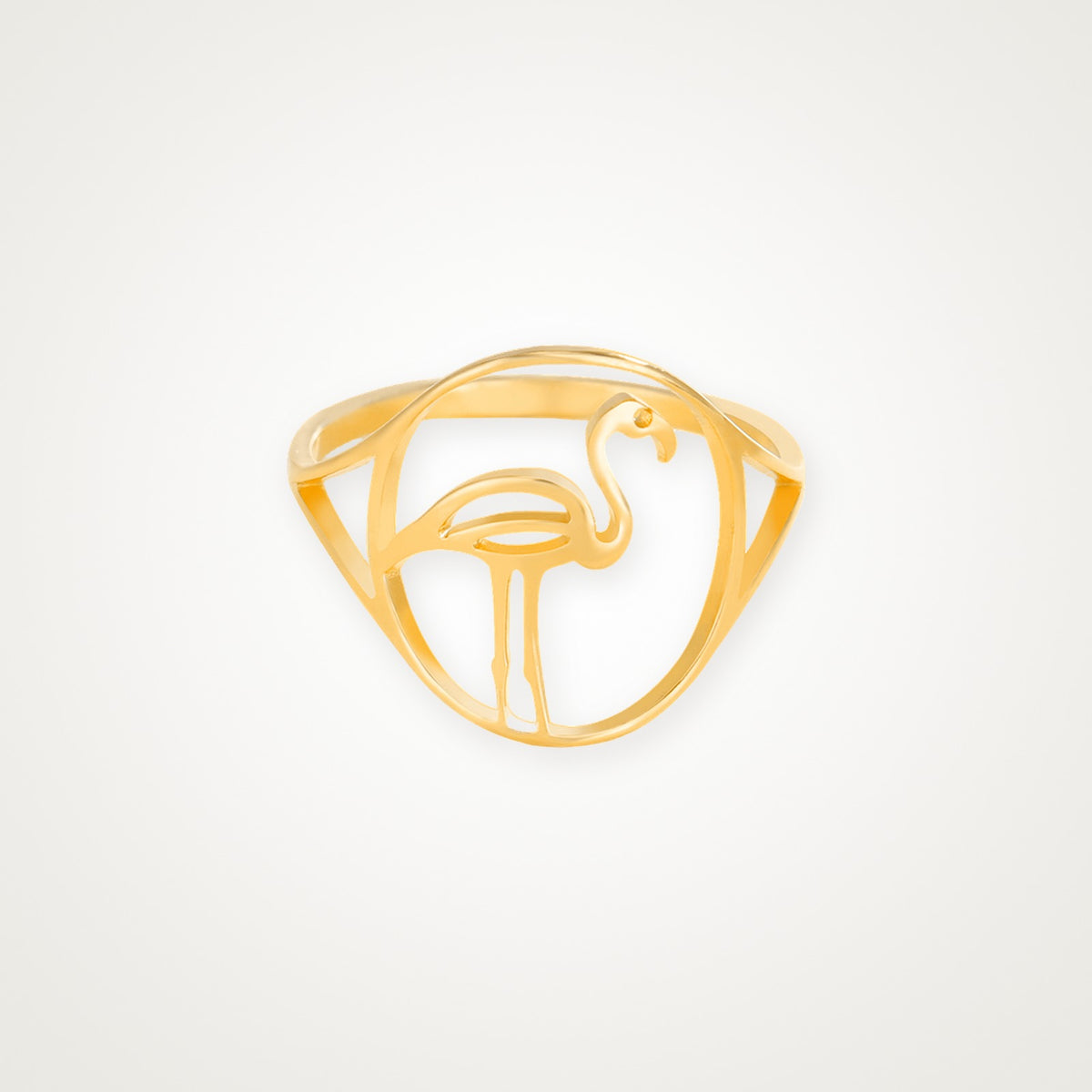 Anillo Flamenco dorado