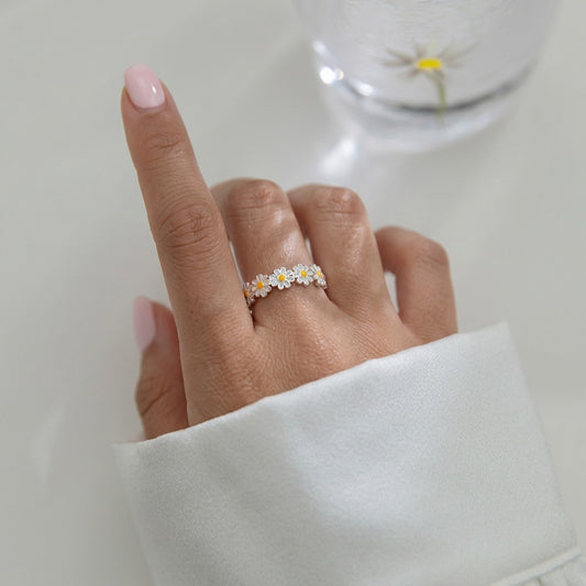 Anillo Flor Abierto