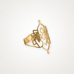 Anillo Flor de loto dorado