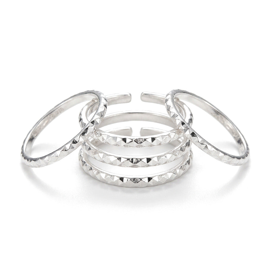 Anillo Flor de Nube Abierto