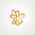 Anillo Flor dorado