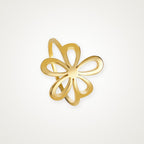 Anillo Flor dorado