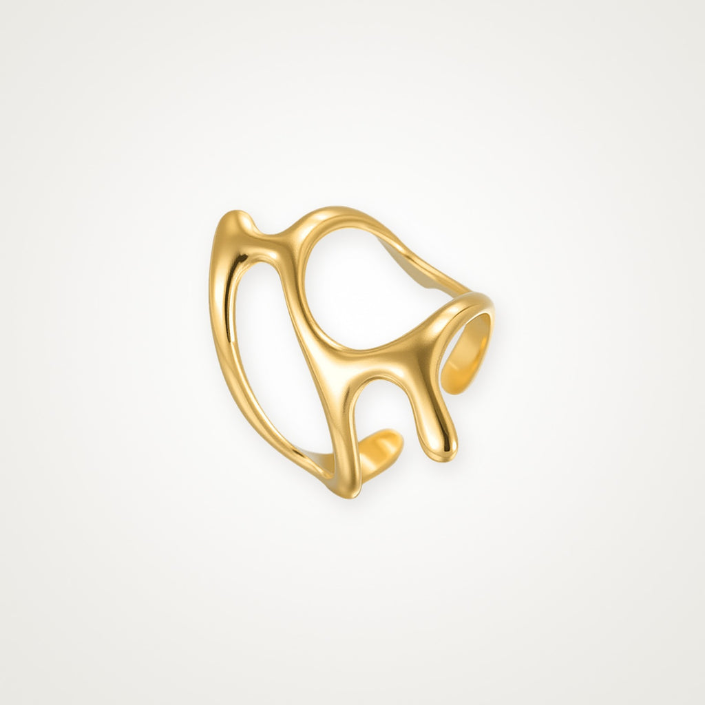 Anillo Fundido abierto dorado