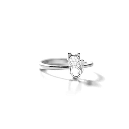 Anillo Gatito con Zirconias