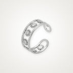 Anillo Girasoles plateado