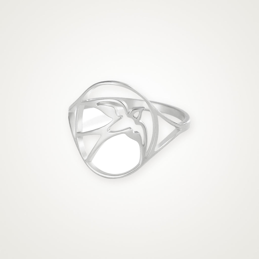 Anillo Golondrina plateado