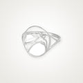 Anillo Golondrina plateado