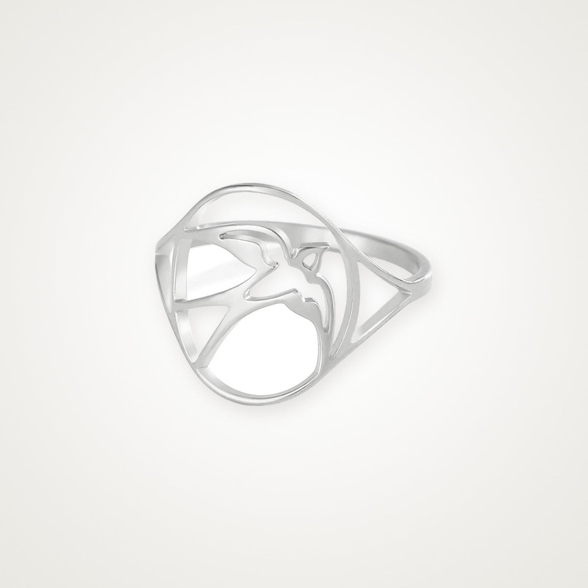 Anillo Golondrina plateado