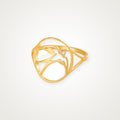 Anillo Golondrina dorado