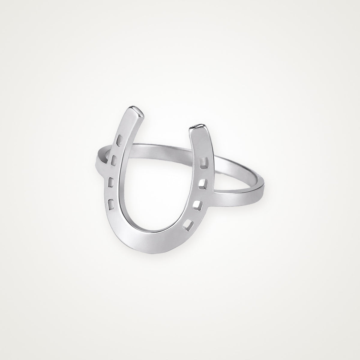 Anillo Herradura plateado