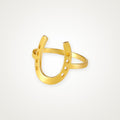 Anillo Herradura dorado