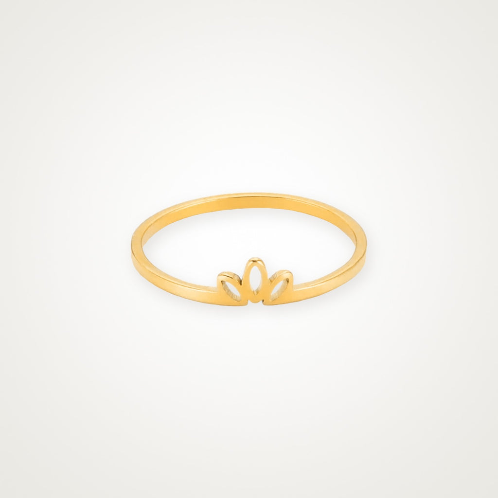 Anillo Loto mini dorado