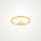 Anillo Loto mini dorado