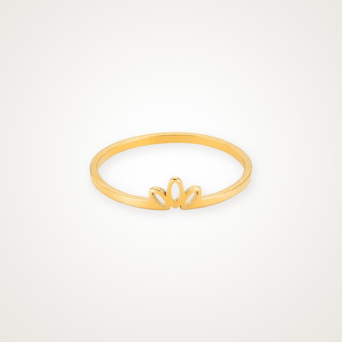 Anillo Loto mini dorado