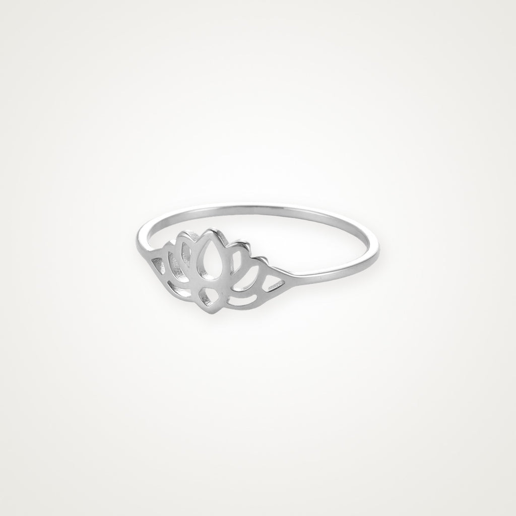 Anillo Loto plateado