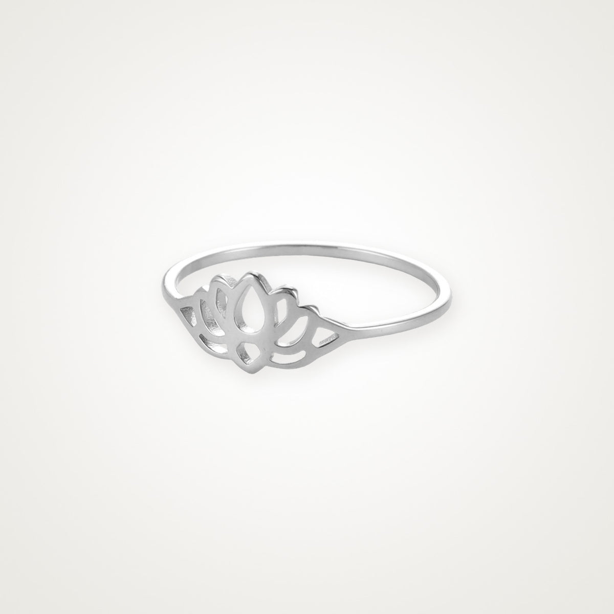 Anillo Loto plateado