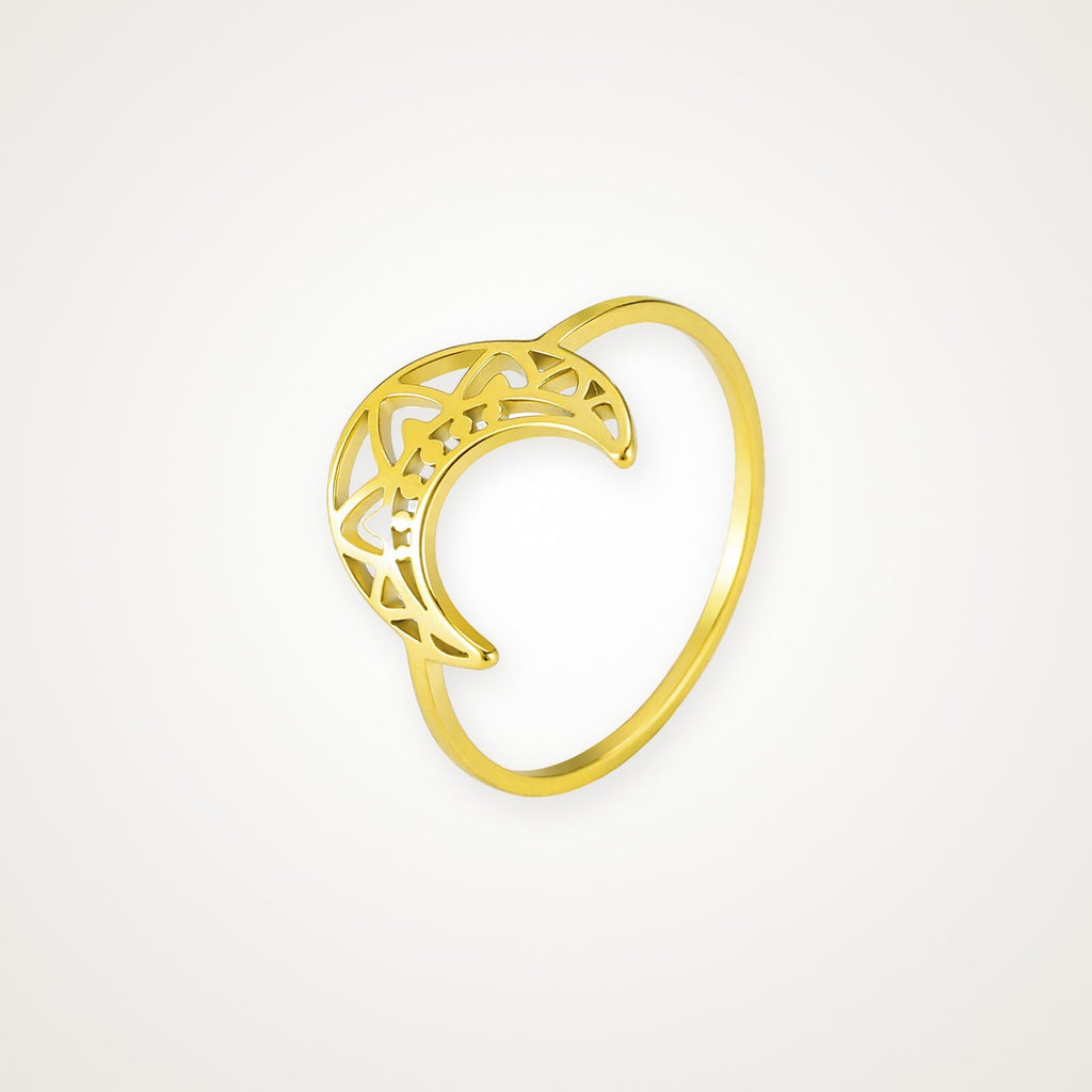 Anillo Luna dorado