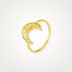 Anillo Luna dorado