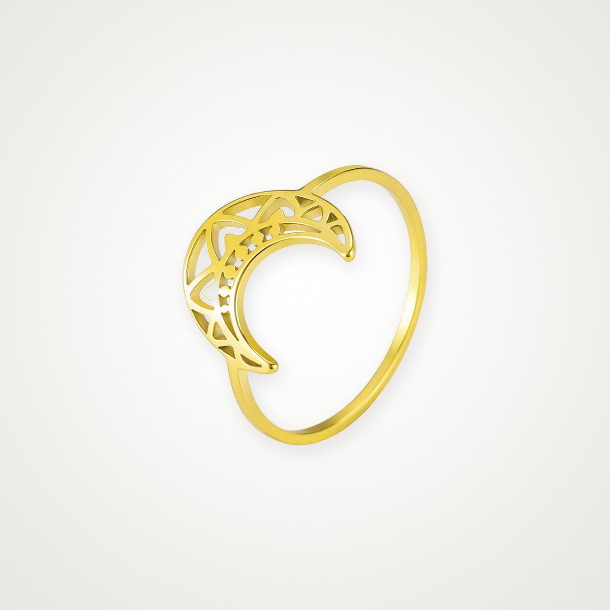 Anillo Luna dorado
