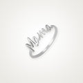Anillo Mamá plateado