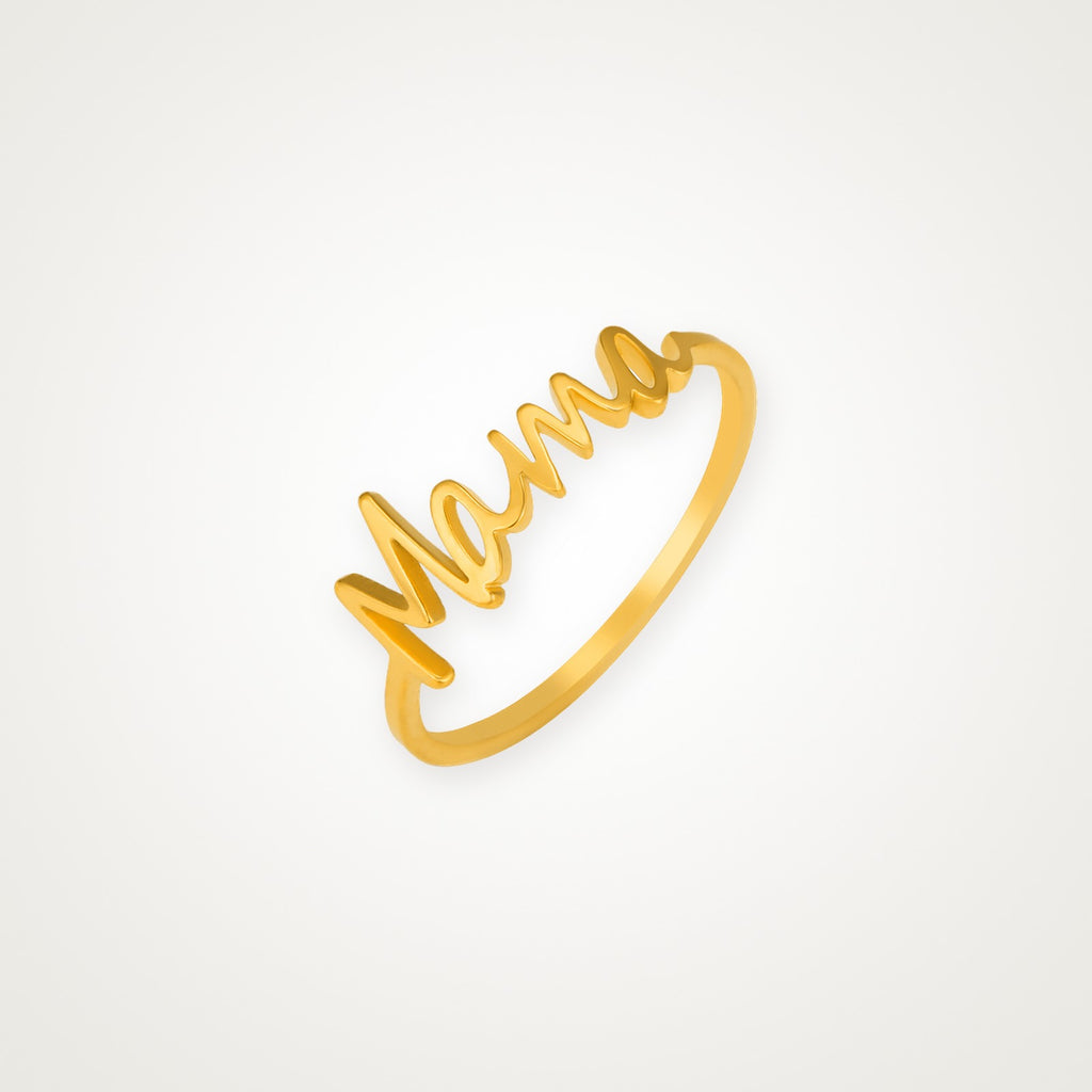 Anillo Mamá dorado