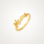 Anillo Mamá dorado