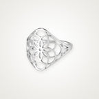 Anillo Mandala plateado