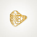 Anillo Mandala dorado