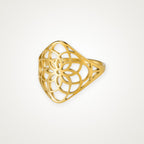Anillo Mandala dorado