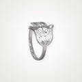 Anillo Mano de Fátima plateado