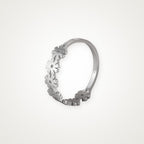 Anillo Margaritas plateado
