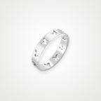 Anillo Mariposas plateado
