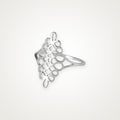 Anillo Nudo grande plateado