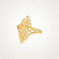 Anillo Nudo grande dorado