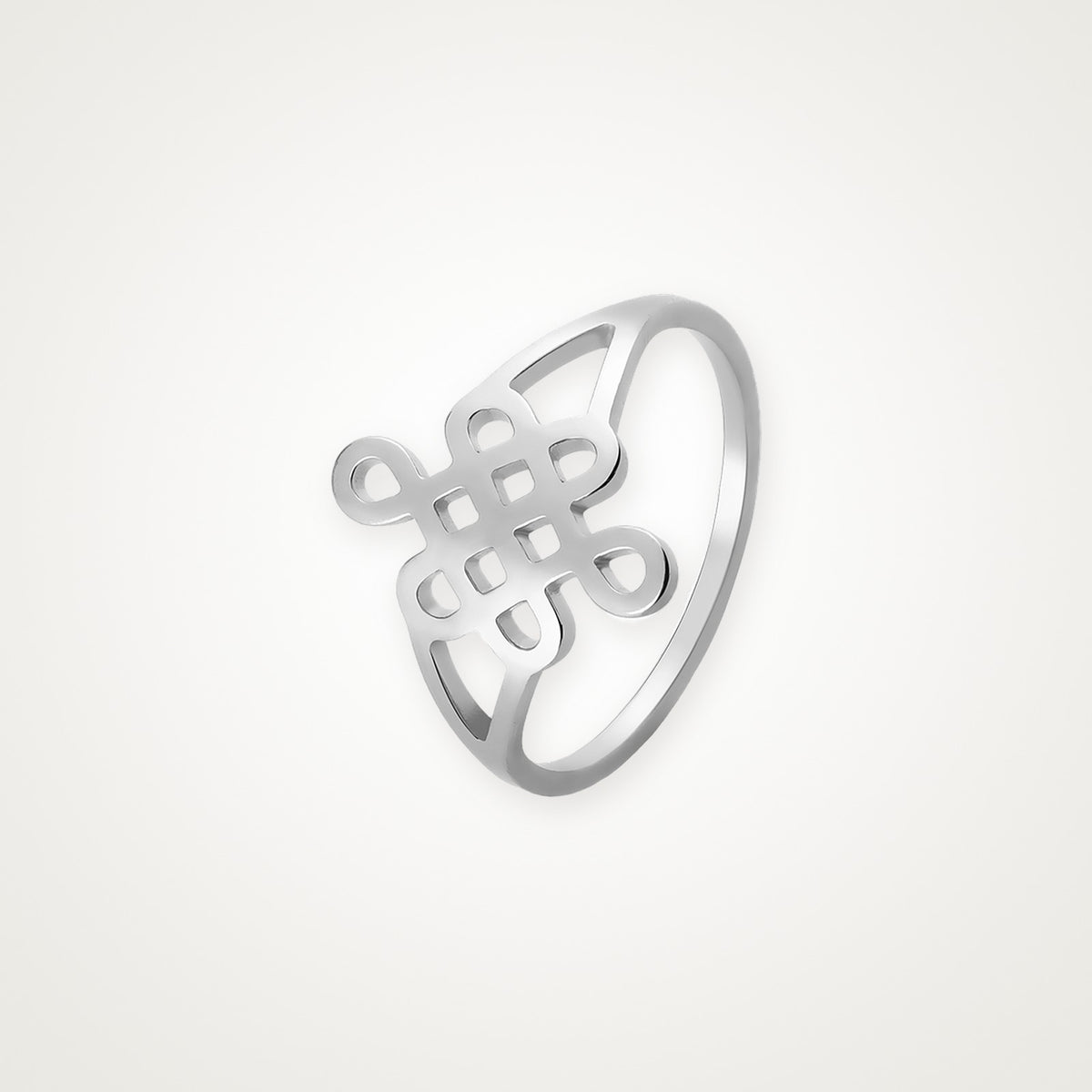 Anillo Nudo plateado