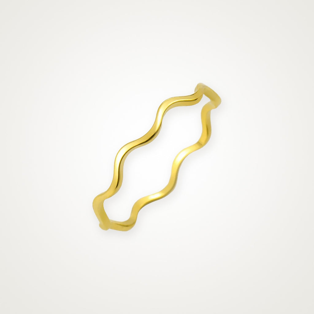 Anillo Ola dorado