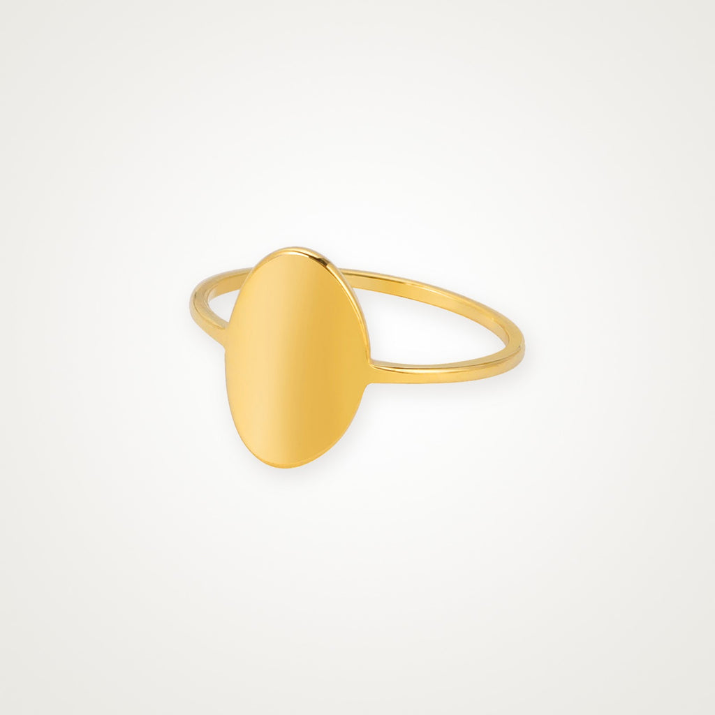 Anillo Óvalo dorado