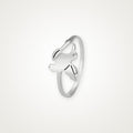Anillo Pajarito plateado