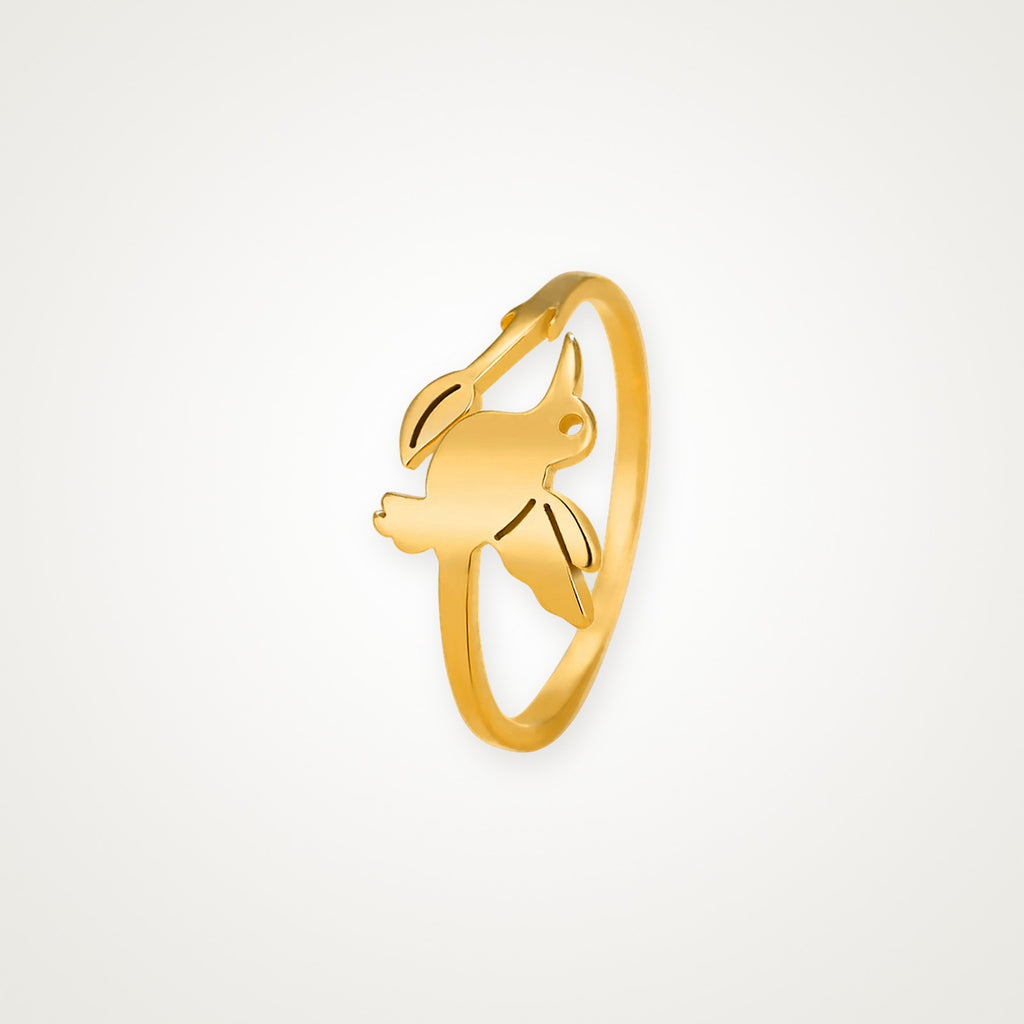 Anillo Pajarito dorado