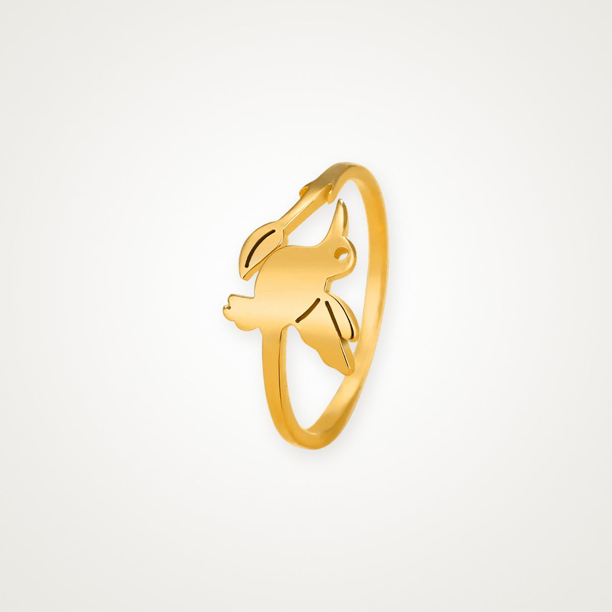Anillo Pajarito dorado