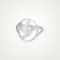 Anillo Paloma plateado