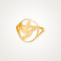 Anillo Paloma dorado