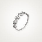 Anillo Piecitos plateado